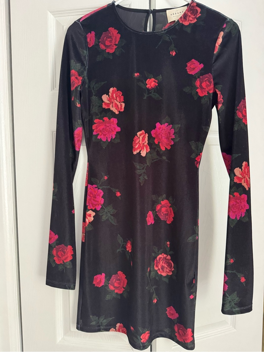 NWT Sézane Long Sleeve Floral Dress